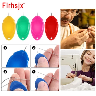 10 ชิ้น สนเข็มนิ้วหัวแม่มือ อุปกรณ์ผ้า ที่สนเข็ม อุปกรณ์ง่าย พลาสติก ที่สนเข็ม สําหรับงานเย็บปักถักร้อย เครื่องมือเย็บผ้า DIY อุปกรณ์เย็บผ้า