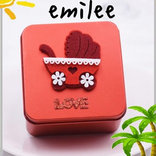 EMILEE ขวดโหลอลูมิเนียม สําหรับใส่เทียน ครีมบาล์ม 2 ชิ้น