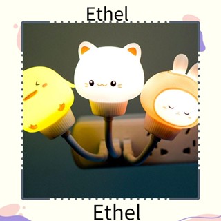 Ethel1 โคมไฟตั้งโต๊ะ LED รูปคริสต์มาสน่ารัก ของขวัญ สําหรับข้างเตียง