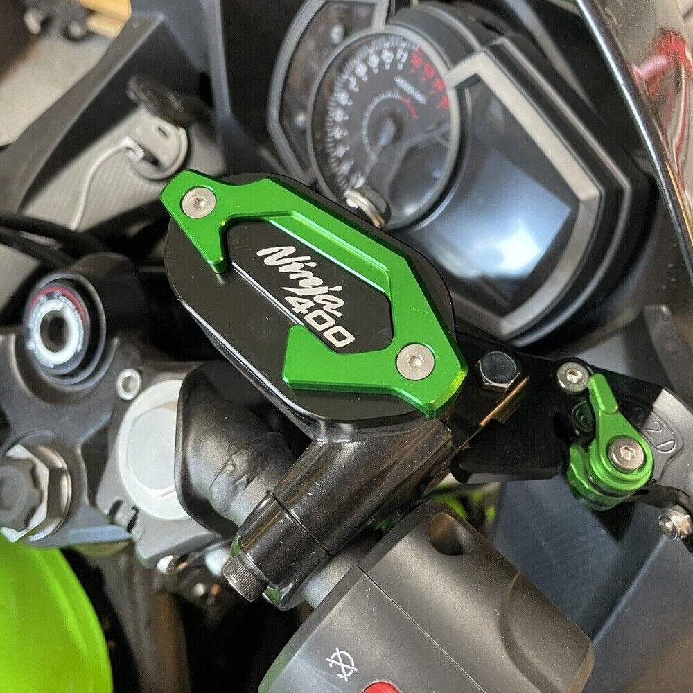 ฝาครอบปั๊มน้ํามันเบรก ด้านบน ดัดแปลง สําหรับ 2018-2022 KAWASAKI NINJA 400