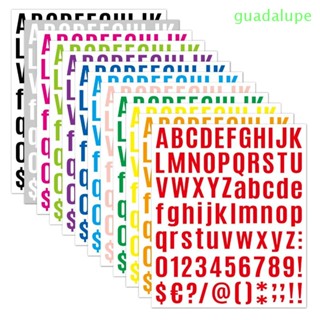 Guadalupe สติกเกอร์ตัวอักษร ตัวเลข สําหรับติดตกแต่งสมุดไดอารี่ การ์ด