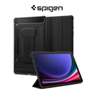 Spigen Galaxy Tab S9 เคส (11 นิ้ว) ทนทาน เกราะ Pro Galaxy Tab S9 กันกระแทก ป้องกัน สามพับ ขาตั้ง Samsung