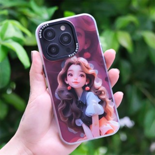 เคสซิลิโคน shy girls phone case เคสโทรศัพท์เคสซิลิโคนสำหรับโทรศัพท์รุ่น สำหรับ 14 13 12 7p 8 SE2020 11 12Pro  X XS