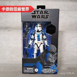 Hasbro ใหม่ โมเดลฟิกเกอร์ Star Wars Stormtrooper Commander Star Wars สีดํา สําหรับตกแต่งบ้าน