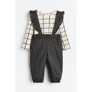 H&amp;M  Girl 2-piece dungaree set 1130320_1