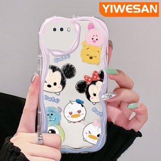 เคสโทรศัพท์มือถือ แบบใส กันกระแทก ลายการ์ตูนมิกกี้ มินนี่เมาส์น่ารัก สีสันสดใส สําหรับ OPPO A3s A12E A5 2018 Realme C1