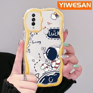 เคสโทรศัพท์มือถือ แบบใส กันกระแทก ลายการ์ตูนนักบินอวกาศนําโชคน่ารัก สีสันสดใส สําหรับ OPPO A31 2020 A8