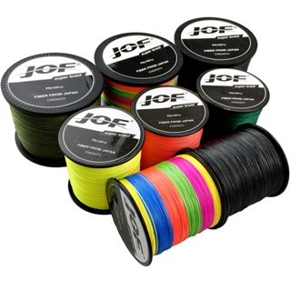 Jof สายเอ็นตกปลา PE ถัก 18 -78LB 100M X8 หลากสี 100%