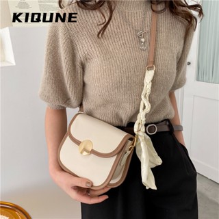 KIQUNE   กระเป๋าสะพาย ข้าง กระเป๋าผู้หญิงสะพายข้าง 2023 new  Stylish fashion Trendy Korean Style L91TPEZ 37Z230910