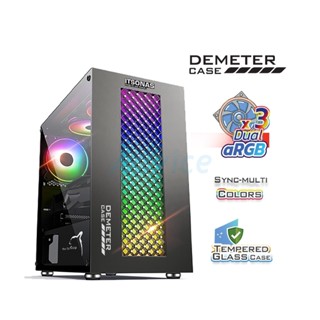 mATX CASE (NP) ITSONAS DEMETER ARGB (BLACK)