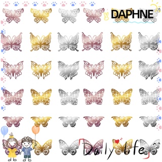 Daphne สติกเกอร์ติดผนัง ลายผีเสื้อ สําหรับตกแต่งบ้าน งานแต่งงาน ปาร์ตี้ 12 ชิ้น ต่อแพ็ค