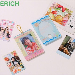 Erich เคสป้องกัน พวงกุญแจ โฟโต้การ์ด ลายศิลปินเกาหลี Kawaii 3 นิ้ว