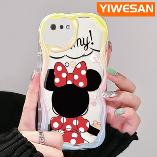 เคสโทรศัพท์มือถือ ซิลิกาใส กันกระแทก ลายมินนี่เมาส์น่ารัก สําหรับ Realme C2 C2S OPPO A1K