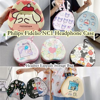 【คุณภาพสูง】เคสหูฟัง ลายการ์ตูนอนิเมะ Totoro สําหรับ Philips Fidelio NC1 Philips Fidelio NC1