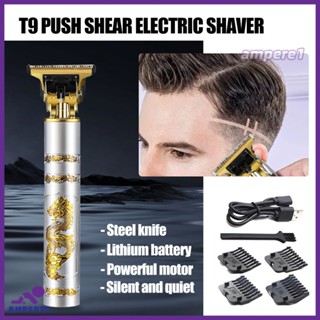 T9 Professional Men Hair Clipper เครื่องโกนหนวดวินเทจ Trimmer เครื่องตัดผม Original -AME1