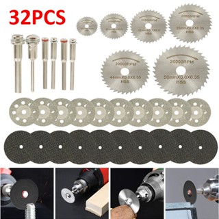 32pcs Circular Saw Blade Cut-Off Wood Grinding Wheel Diamond Metal Cutting Discs