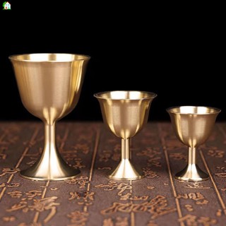 Chalice แก้วไวน์ แก้วเครื่องดื่ม ทองเหลือง (c1h)