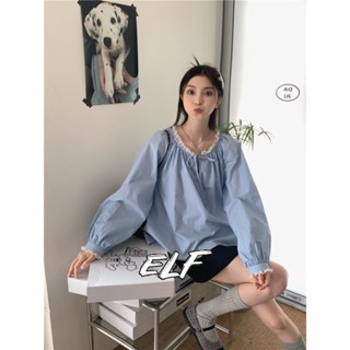 ใหม่ เสื้อคอกลม น่ารัก สําหรับผู้หญิง