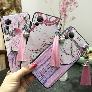 Chinese Style Silicone Phone Case For Ulefone Note14 bell Dirt-resistant tassel Soft case Shockproof protective TPU Back Cover
