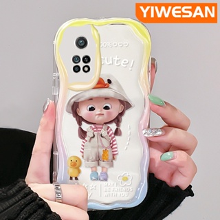 เคสโทรศัพท์มือถือแบบนิ่ม ใส ลายการ์ตูนเป็ดน้อยน่ารัก สีสันสดใส สําหรับ Xiaomi 10T Pro Poco F3 Poco F4 Redmi K50 K40 Pro K40s