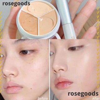 Rosegoods1 พาเลทคอนซีลเลอร์ รองพื้น เนื้อครีม 3 สี