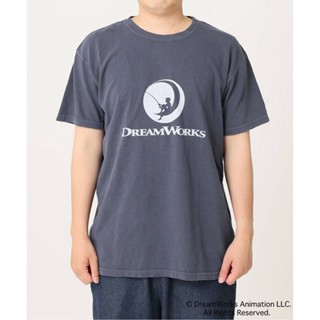 Dreamworks X JOURNAL STANDARD RELUME เสื้อยืดลําลอง ผ้าฝ้าย แขนสั้น พิมพ์ลาย ใส่สบาย