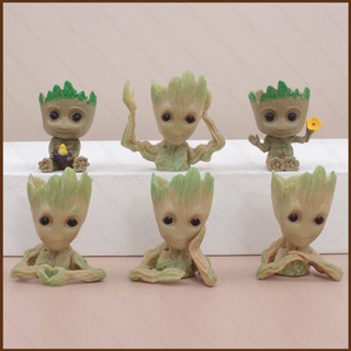 Cool Guardians of the Galaxy Groot โมเดลฟิกเกอร์แอกชัน ของเล่นสําหรับเด็ก ตกแต่งรถยนต์ เก็บสะสม ของขวัญ