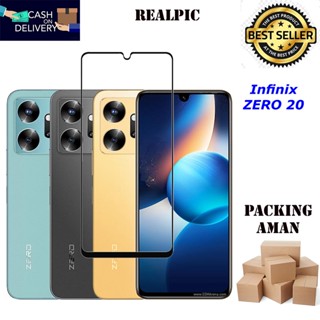 กระจกนิรภัย ป้องกันรอยขีดข่วน แบบเต็มจอ สําหรับ Infinix Zero 20th