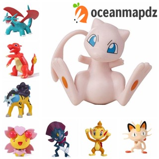 Oceanmapdz Charmander ของเล่นแอคชั่น ฟิกเกอร์ Thunder Starly Poke-mon โมเดล Lucario Chimchar Greninja แฟนคลับสะสม