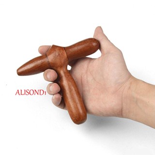 Alisond1 เครื่องมือนวดกดจุด บรรเทาอาการปวดกล้ามเนื้อ ค้อนไม้จันทน์กายภาพบําบัด จุดทริกเกอร์ สปาเท้า คางหน้าบาง