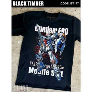  CODDian Zhen BT 177 Gundam F90 Mobile Suit เสื้อยืด สีดำ BT Black Timber T-Shirt ผ้าคอตตอน สกรีนลายแน่น S M L XL XXL