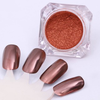 New ROSE GOLD POWDER NAILS Mirror Chrome Pigment Nail Art 2g Clearance sale