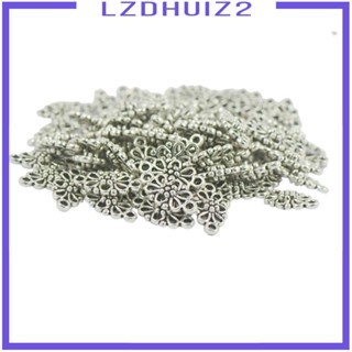 [Lzdhuiz2] ตัวเชื่อมต่อเครื่องประดับ ลายดอกเดซี่ทิเบต 50 ชิ้น