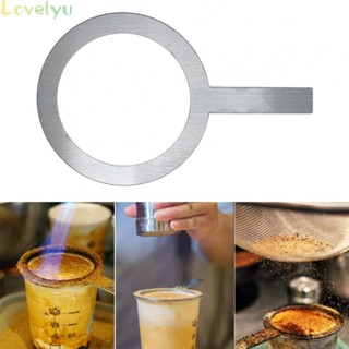 ⭐24H SHIPING ⭐1Pc Stainless Steel Cup Milk Rim Ring Tea Gasket Coffee Baking Cover Torch Cover