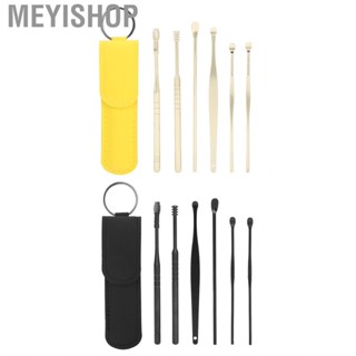 Meyishop Portable Earwax  Cleaner Set U Shape Ear  Spiral Wax Too