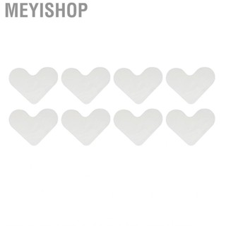 Meyishop Carpet Pad Tape Heart Shaped Rug  Washable Portable Cute Reusable PU White for Tile Floor Kitchen