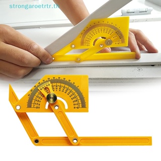 Strongaroetrtr ไม้โปรแทรกเตอร์วัดมุม แม่นยํา สําหรับงานไม้ 0° ถึง 180° .