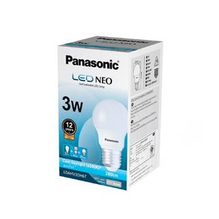 Panasonic หลอด LED 3W/280LM สีเดย์ไลท์   LDAHV3DH6T