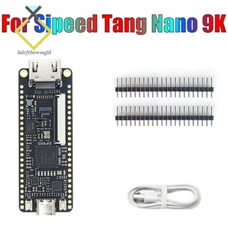 บอร์ดทดลอง Sipeed Tang Nano 9K FPGA GW1NR-9 RISC-V HD พร้อมสายเคเบิล Type C