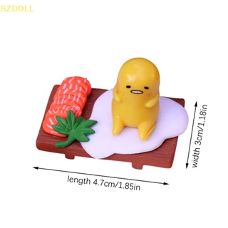 [cxSZDOLL] ตุ๊กตาการ์ตูนอนิเมะ Gudetama Yolk น่ารัก ของขวัญ สําหรับตกแต่งโต๊ะ