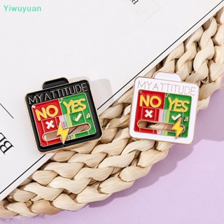 &lt;Yiwuyuan&gt; เข็มกลัด ลาย My Social Hat Pin Social Mood สําหรับติดปกเสื้อ