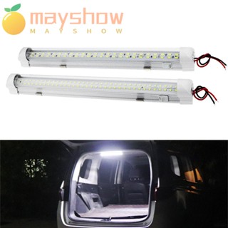 Mayshow ไฟอ่านหนังสือ LED 72 ดวง คุณภาพสูง สําหรับติดตกแต่งภายในรถยนต์ รถบรรทุก รถตู้