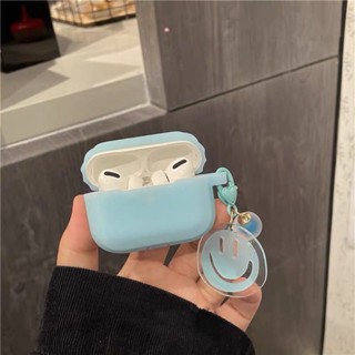 เคสหูฟังบลูทูธไร้สาย ซิลิโคนนิ่ม สีพื้น สําหรับ AirPods1 2 3 pro2