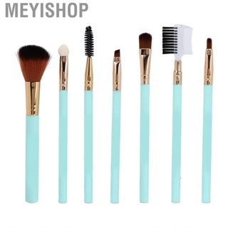 Meyishop 7pcs Makeup Brushes Soft Nylon Brush Hair Skin Friendly Cosmetic Set