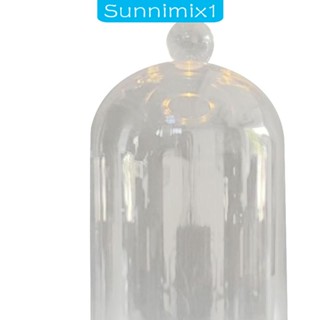 [Sunnimix1] โดมแก้วใส ลายดอกไม้ DIY สําหรับโชว์ขวดโหล ดอกไม้ งานแต่งงาน