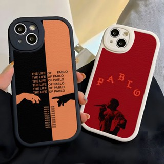 เคสโทรศัพท์มือถือหนังแกะ ซิลิโคน ลาย I FEEL LIKE PABLO Rapper Kanye West สําหรับ Iphone 14 Pro Max 13 12 11 Mini X Xr Xs 8 7