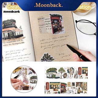 &lt;moonback&gt; สติกเกอร์กาว ไม่ซีดจาง อุปกรณ์เสริม สําหรับนักเรียน อัลบั้ม สมุดบัญชี หลายสไตล์