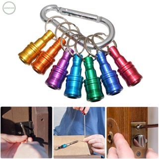 GORGEOUS~Extension Bars 6.35mm 7PCS Aluminum Alloy Hex Shank Keychain Screw Adapter