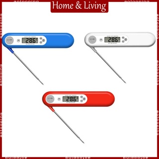 Aoto เครื่องวัดอุณหภูมิอาหารดิจิทัล หน้าจอ LCD พร้อมไฟแบ็คไลท์ สําหรับทําอาหาร บาร์บีคิว