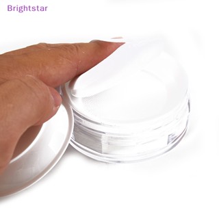 Brightstar กล่องพลาสติกเปล่า ใช้ซ้ําได้ สําหรับใส่แป้งฝุ่น พัฟกํามะหยี่ และตะแกรงตาข่ายยืด สําหรับ Bb ครีมรองพื้น Diy ใหม่ 1 ชิ้น